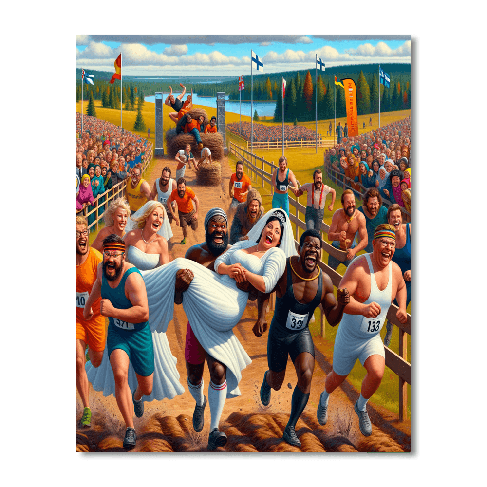 Wife Carrying World Championship - Finland Painting Number Kit