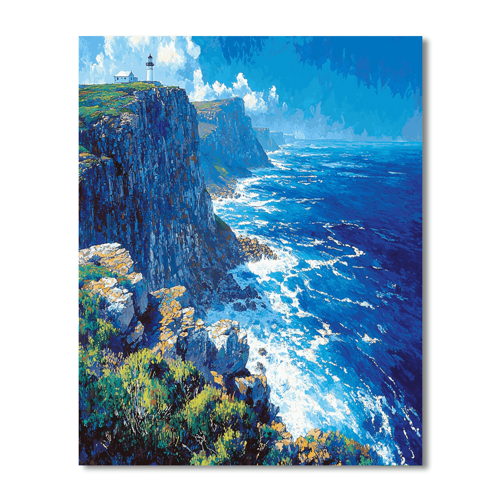 Cape Point - Cape Town, South Africa Numbered Painting Kits