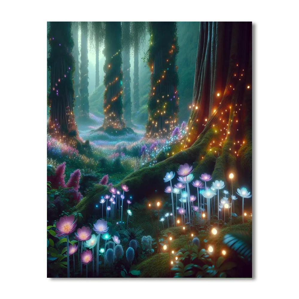 Mystical Enchanted Glade Paint By Numbers Art