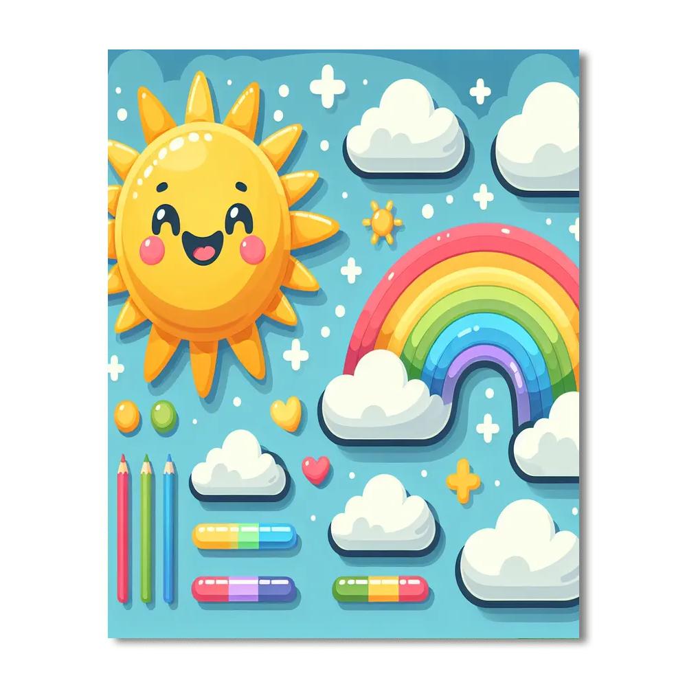 Joyful Weather Wonders Paint By Numbers Art