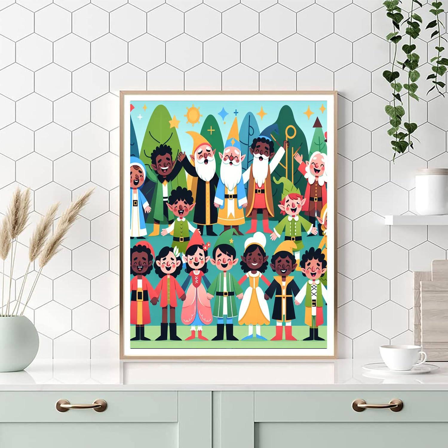 Adventures With Fairytale Friends Paint By Color