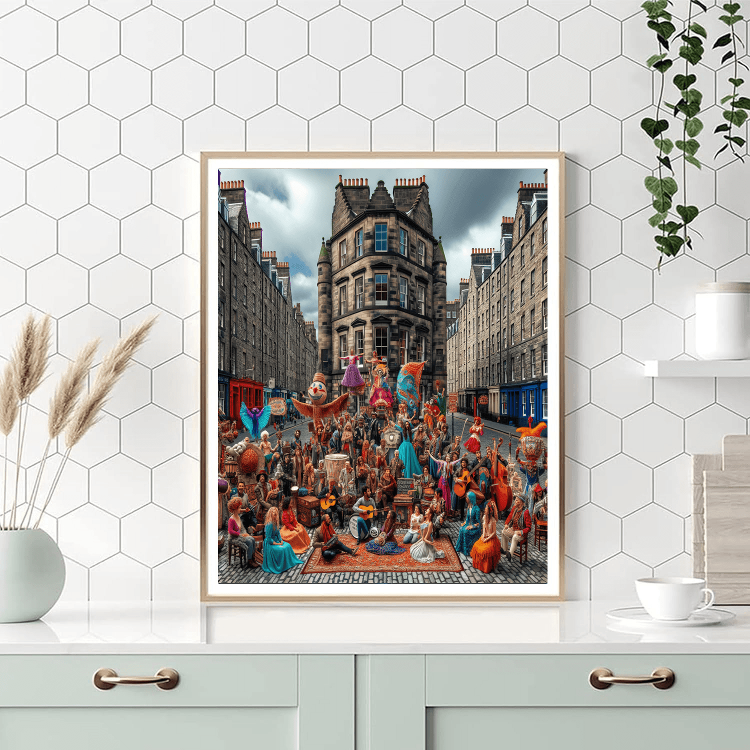 Edinburgh Festival Fringe - Edinburgh, Scotland Painting Number Kit