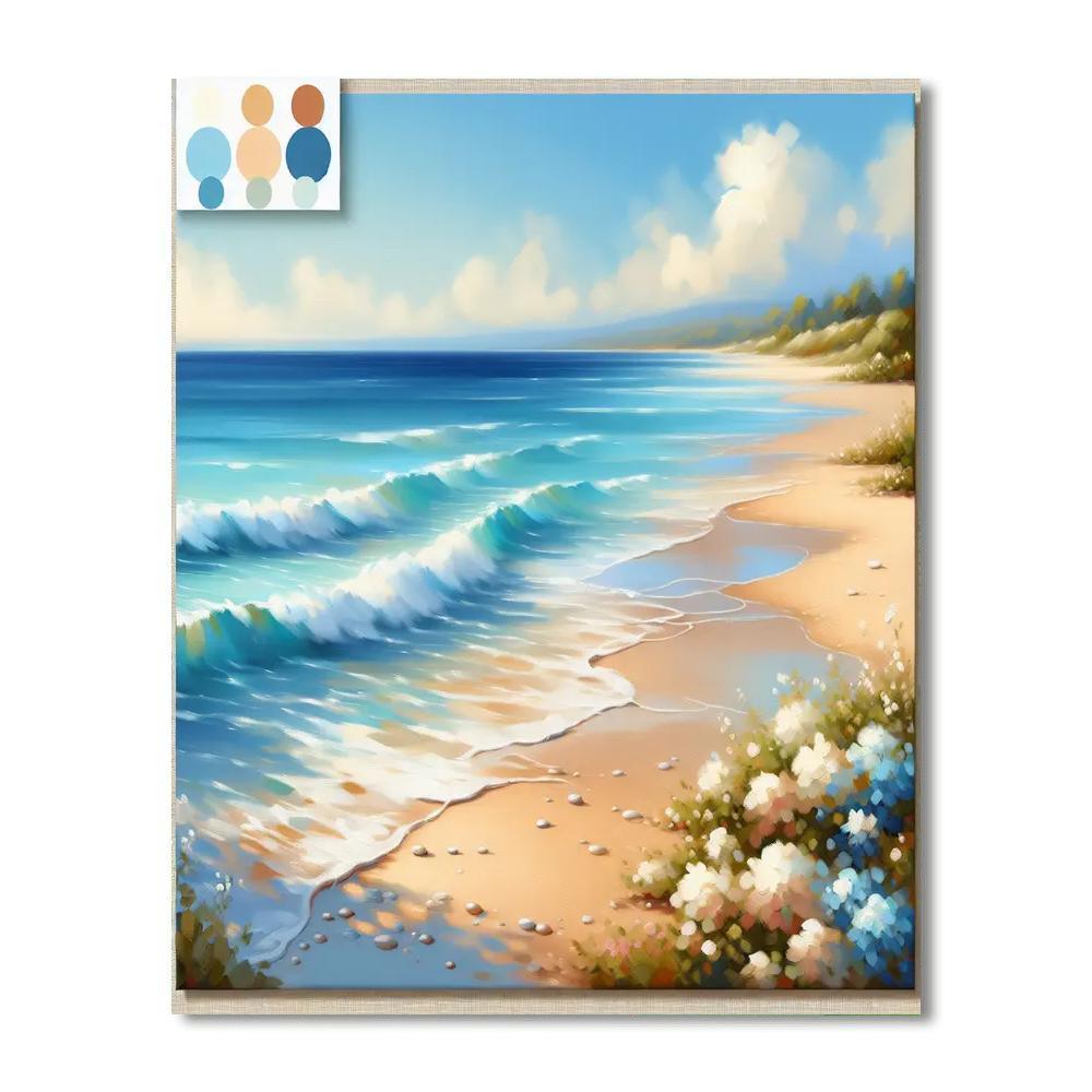 Serene Ocean Breeze Paint By Numbers
