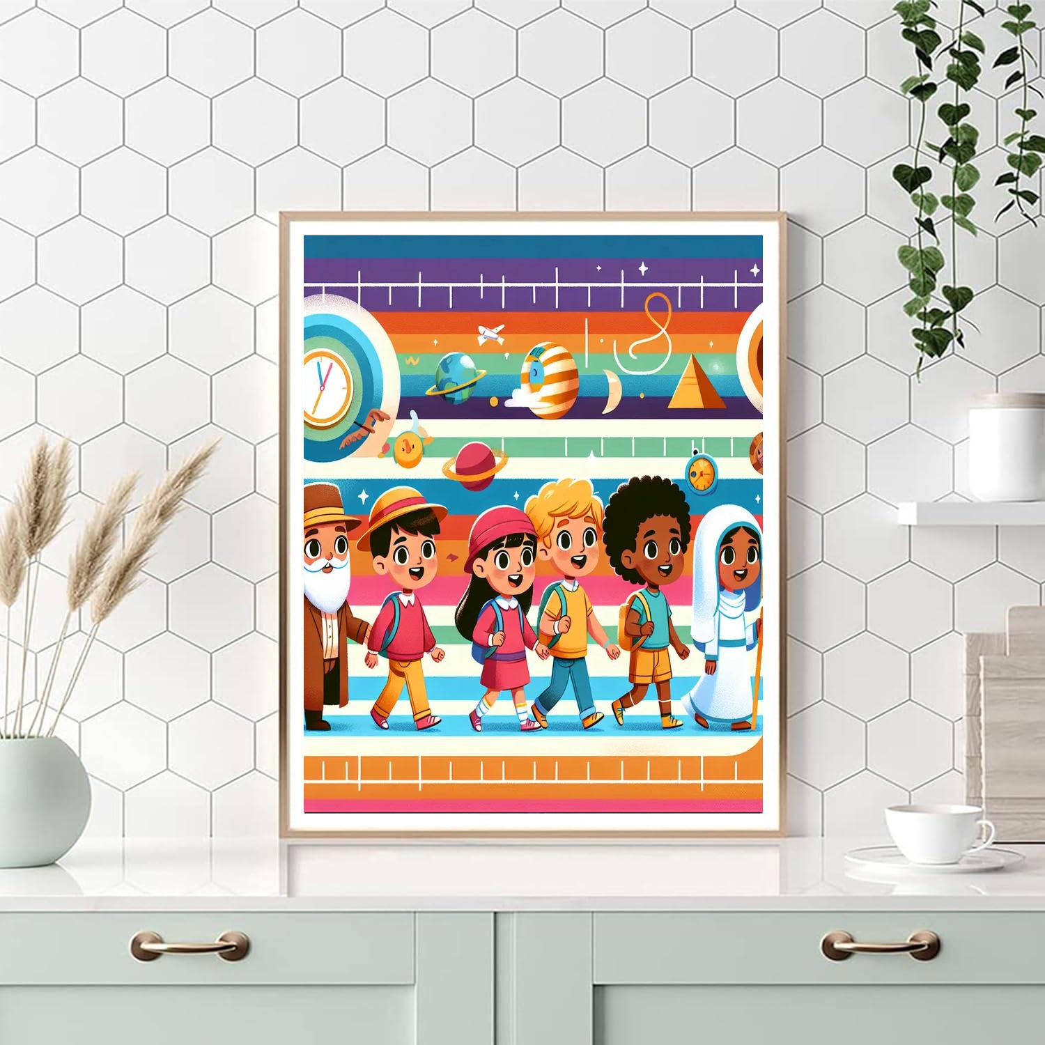 Time Travel Quest DIY Paint By Numbers