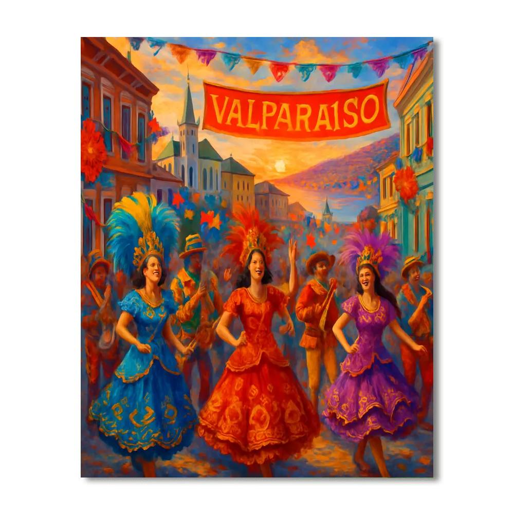 Valparaíso Carnival Numbered Painting Kits