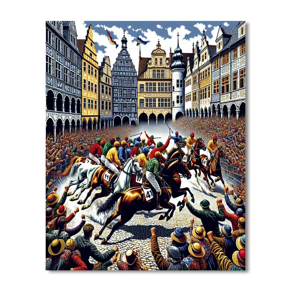 Il Palio - Siena Paint By Number