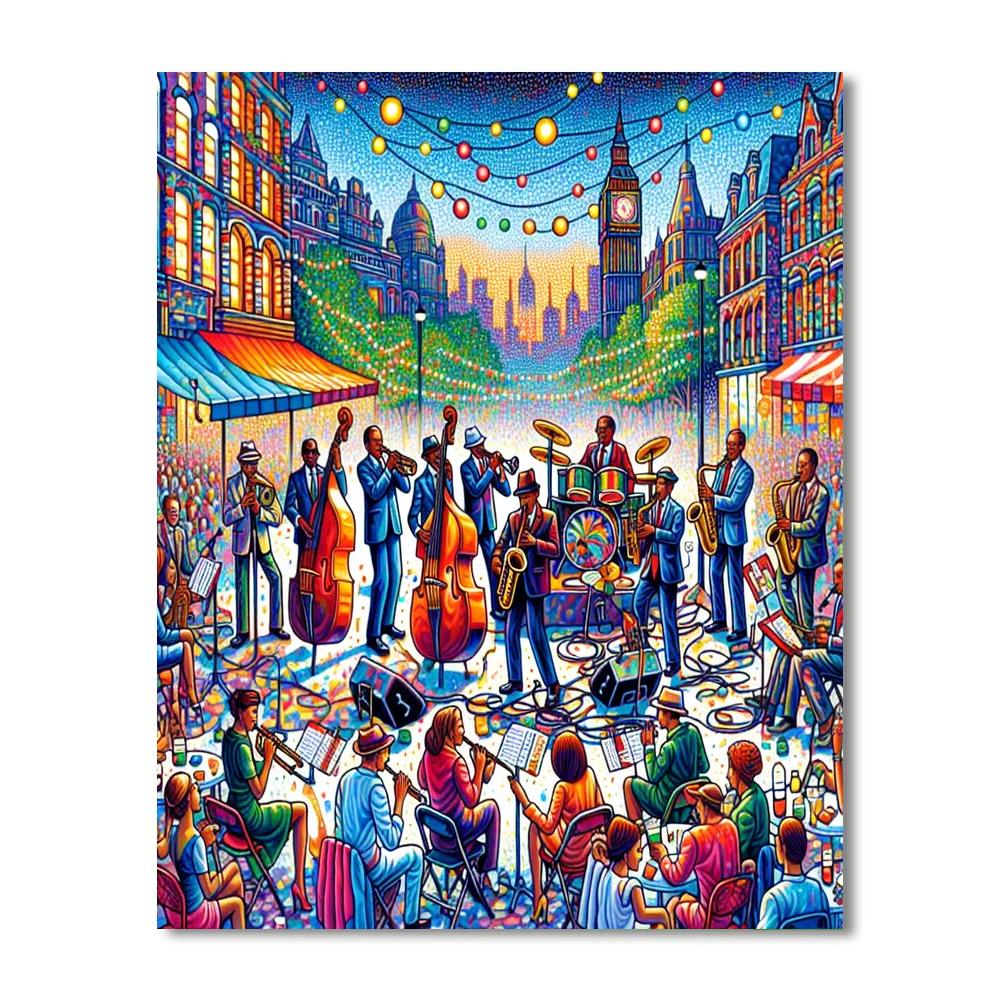 International Jazz Day - Worldwide Paint By Color