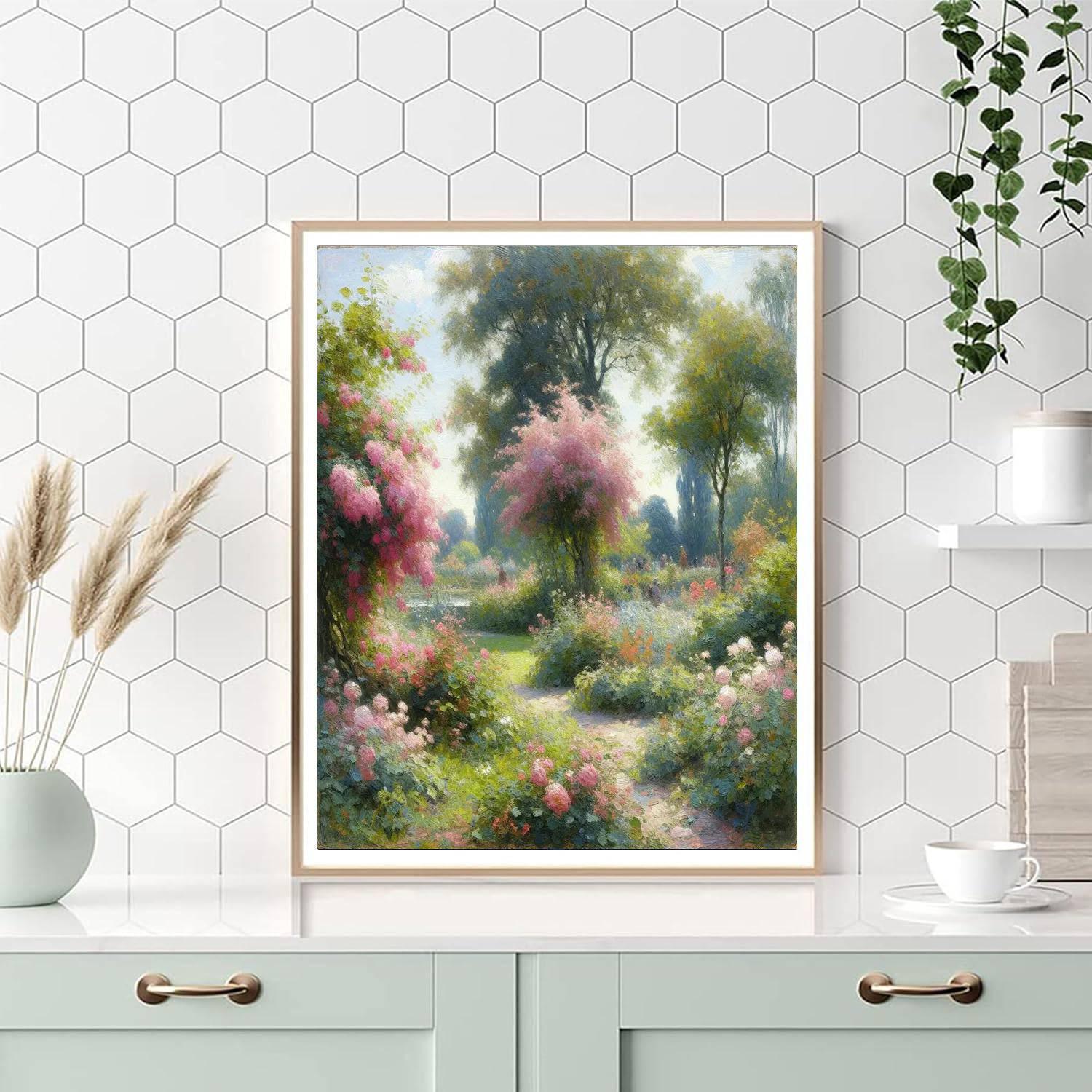 Monet's Garden Serenity Paint By Numbers Art