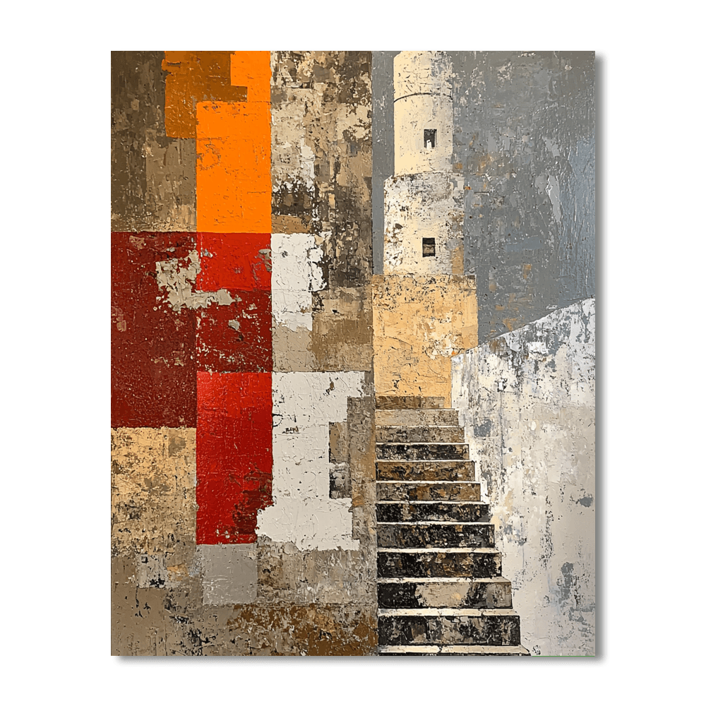 Anselm Kiefer Inspired Textures Of Time  Paint By Numbers Art