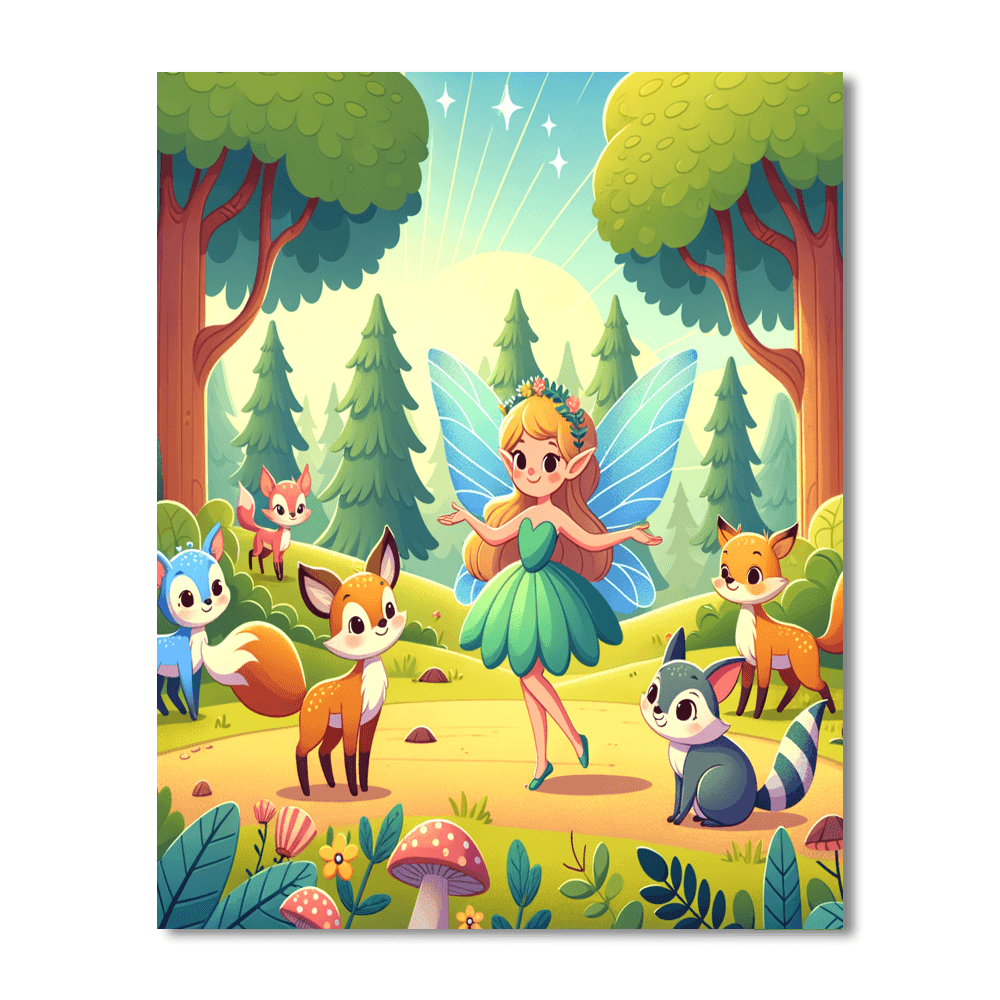 Fairytale Forest Paint By Number