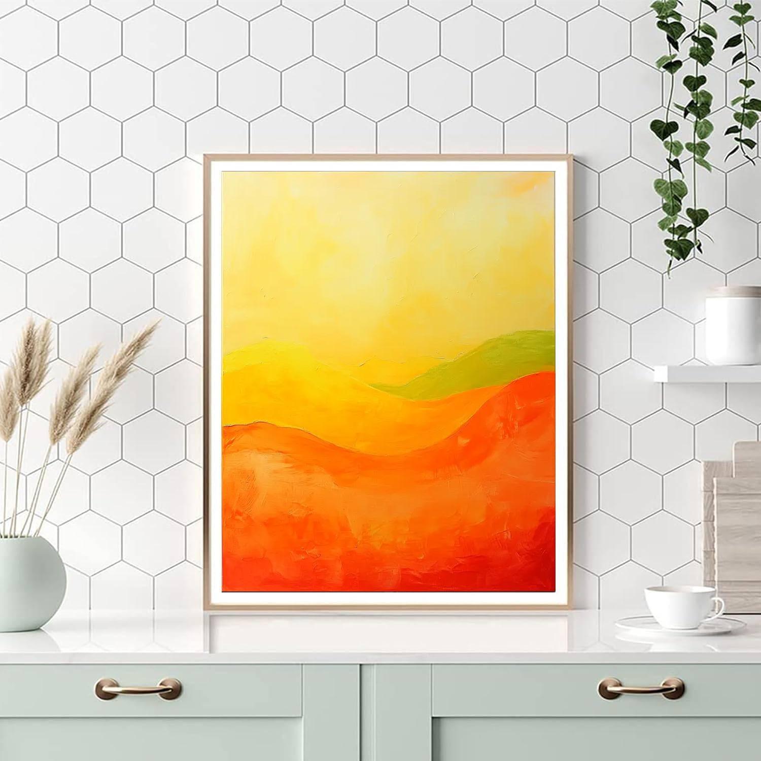 Mark Rothko Inspired Emerging Dawn  Painting By Numbers Kit