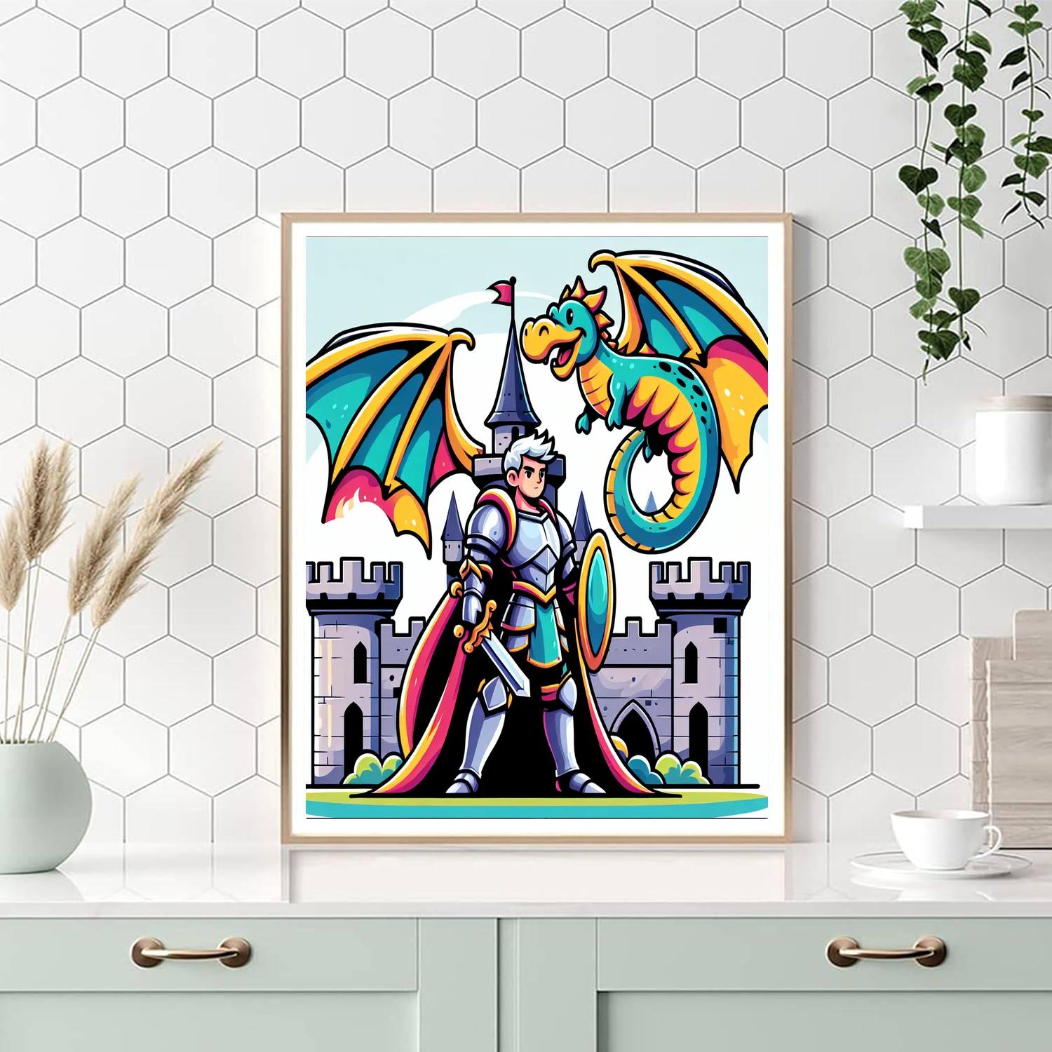 Epic Fantasy Adventures Painting Number Kit