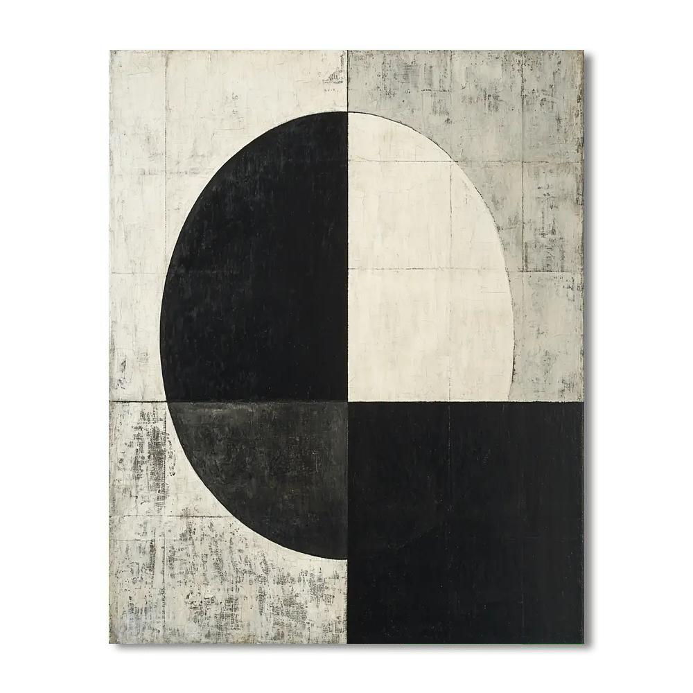 Kazimir Malevich Inspired Symbolic Simplicity  Numbered Painting Kits