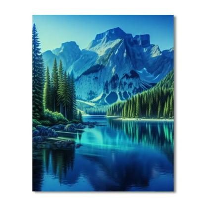 Sapphire Lake Serenity Numbered Painting Kits