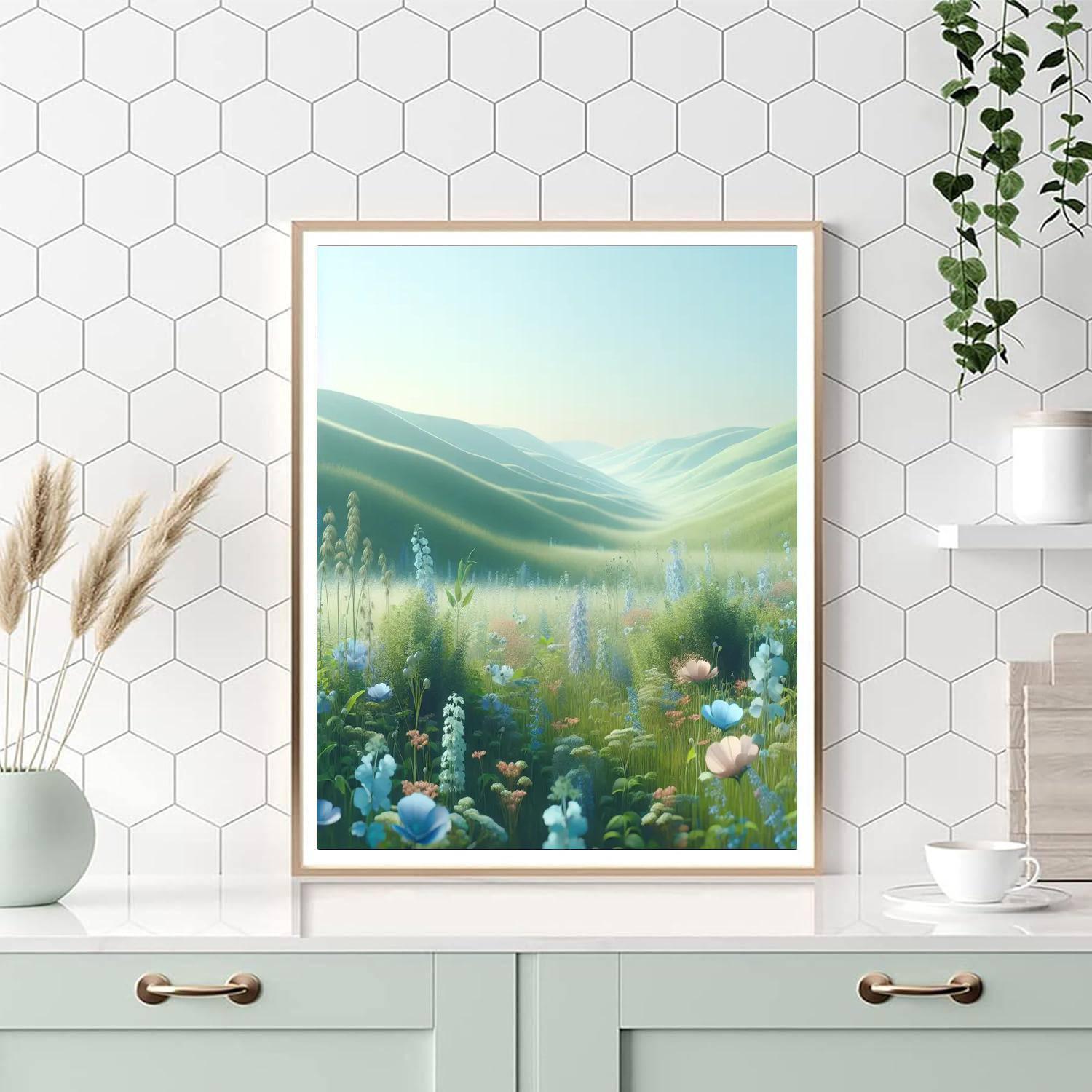 Whispering Meadow Serenity Paint By Numbers Art