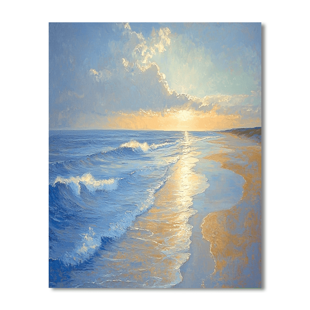 J.M.W. Turner Inspired Charming Coastal View  Paint By Numbers Kits
