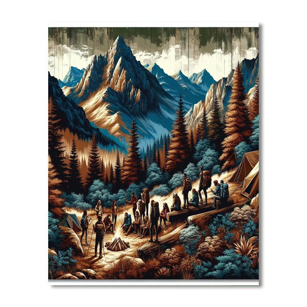 Rugged Outdoor Adventure Paint By Number