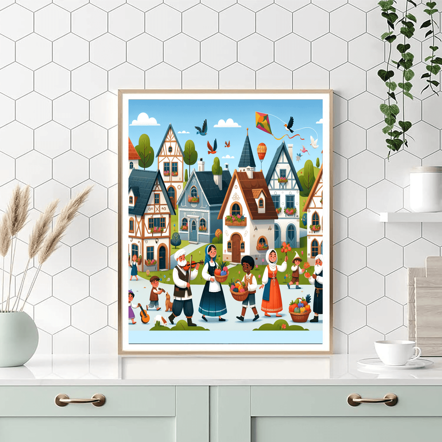 Charming Storybook Village Paint By Numbers Kits