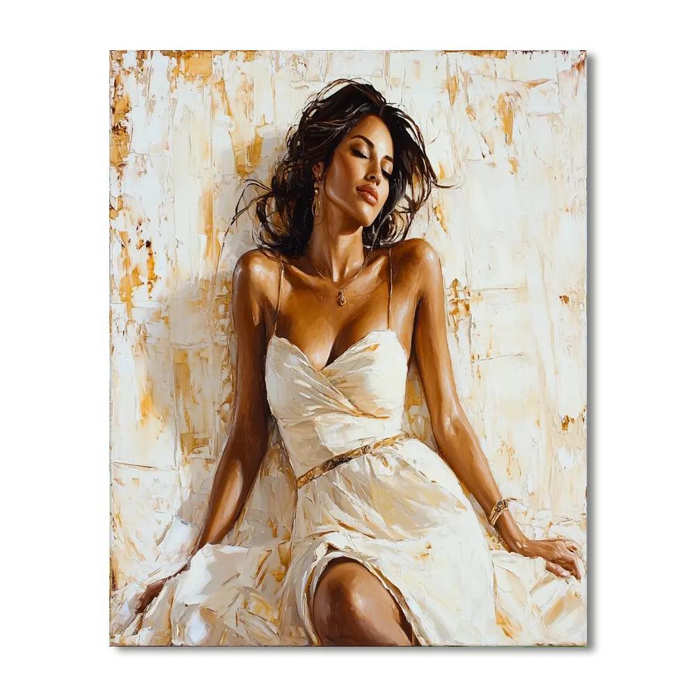 Reynolds Inspired Reynolds' Graceful Portrait  Number Painting