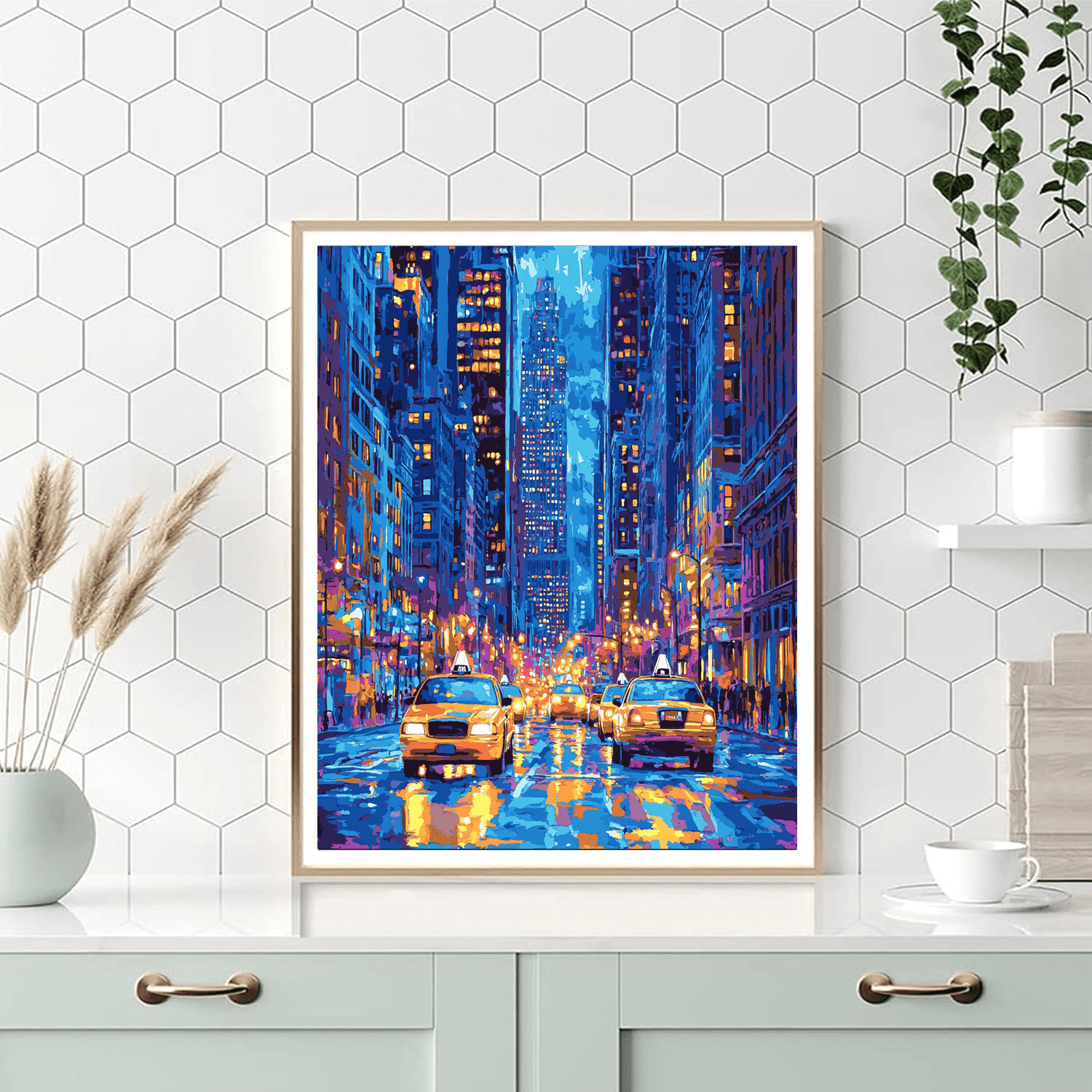 Edward Hopper Inspired Citylights Symphony  Paint By Numbers