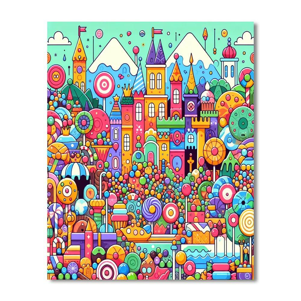 Candy Kingdom Number Painting