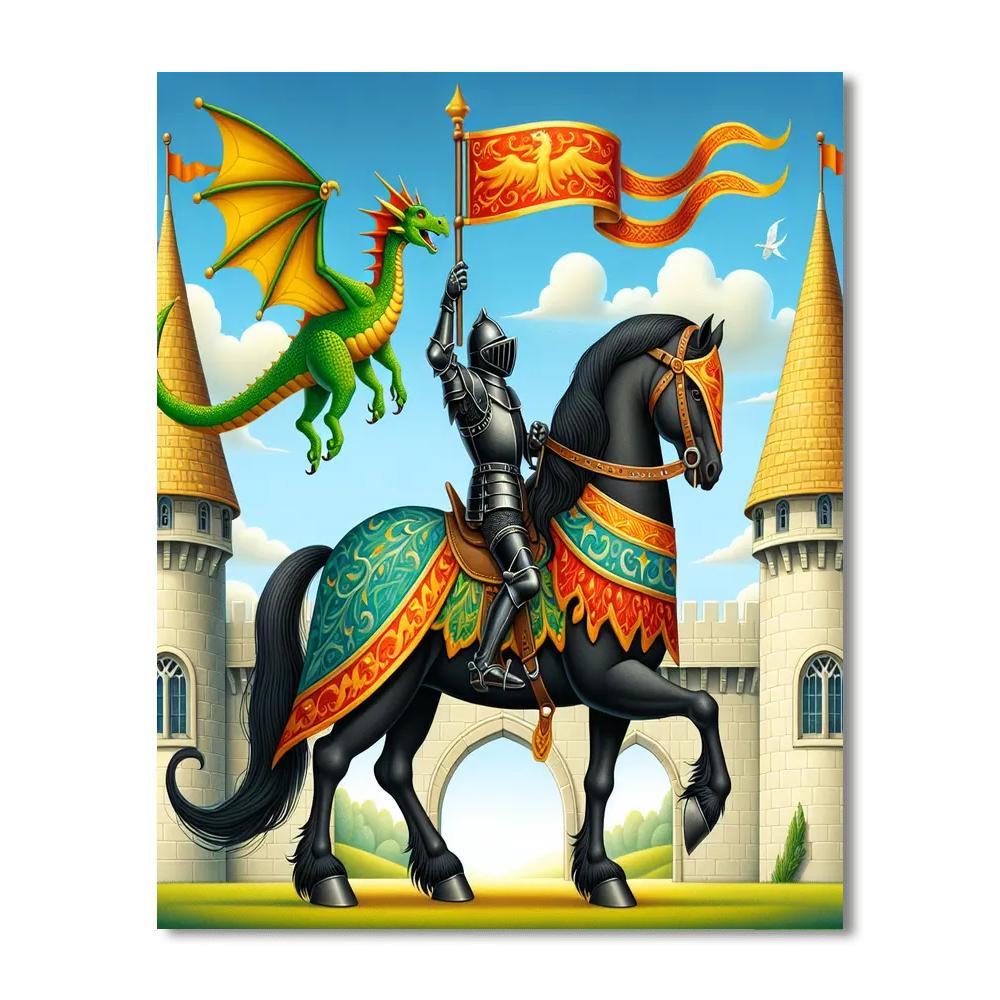 Royal Knights Quest Paint By Number