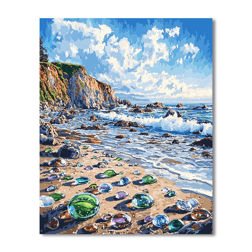 The Glass Beach Numbered Painting Kits
