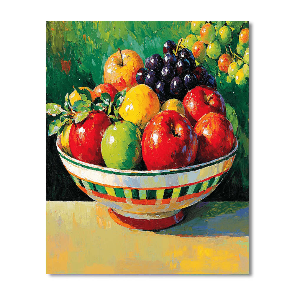 Paul Cézanne Inspired Fruits Of Delight  Paint By Numbers Art