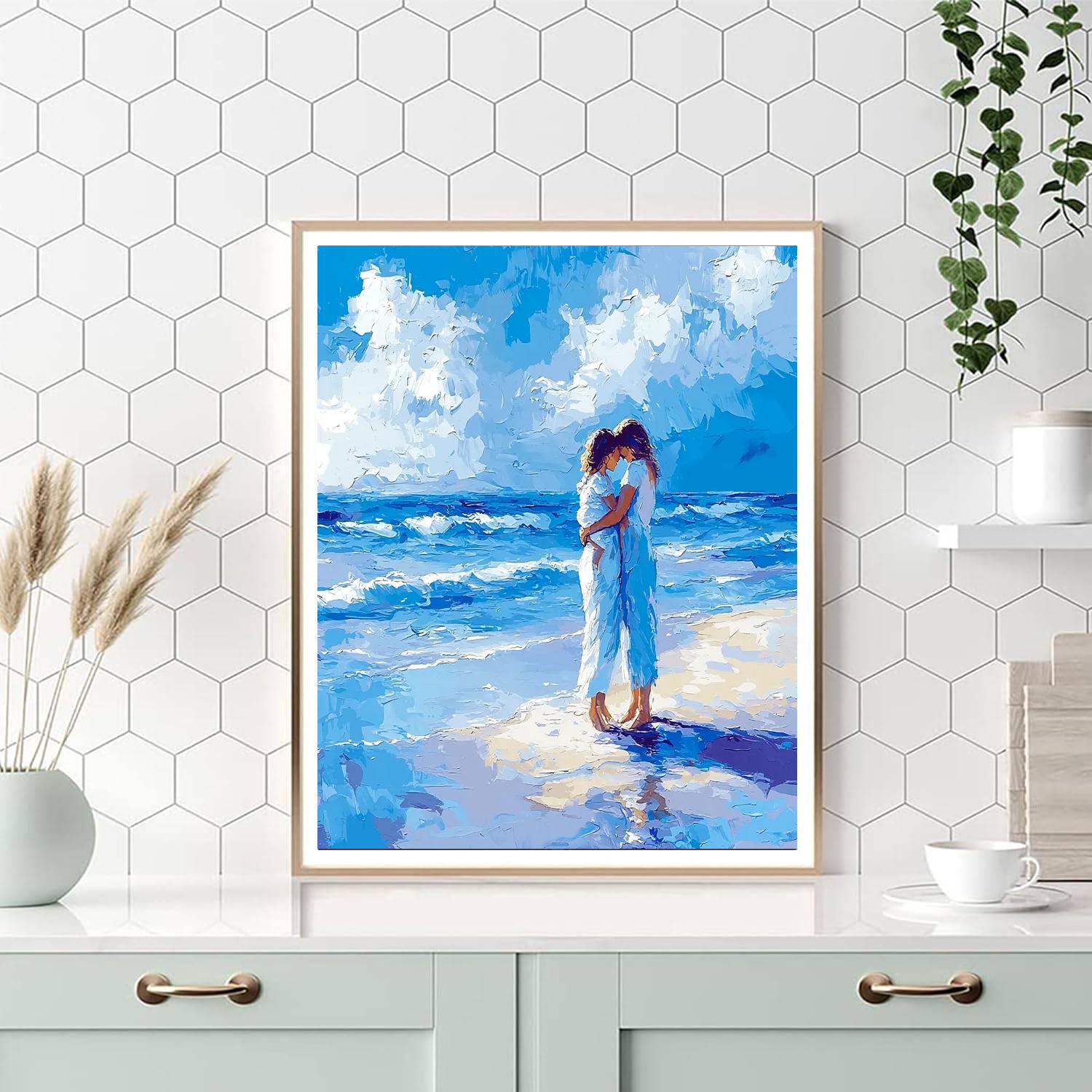 Embraced By The Ocean Paint By Numbers