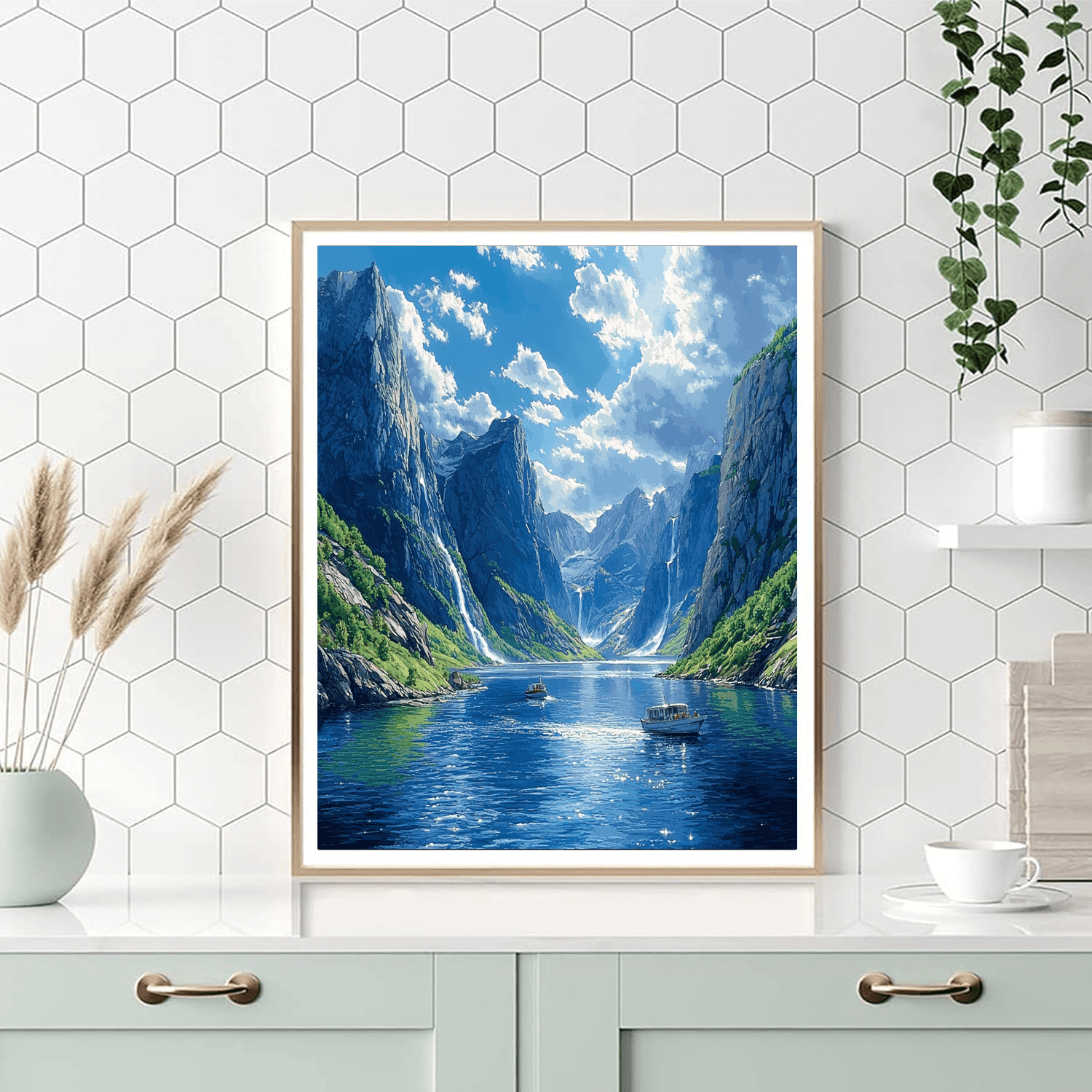 Norwegian Fjords Numbered Painting Kits