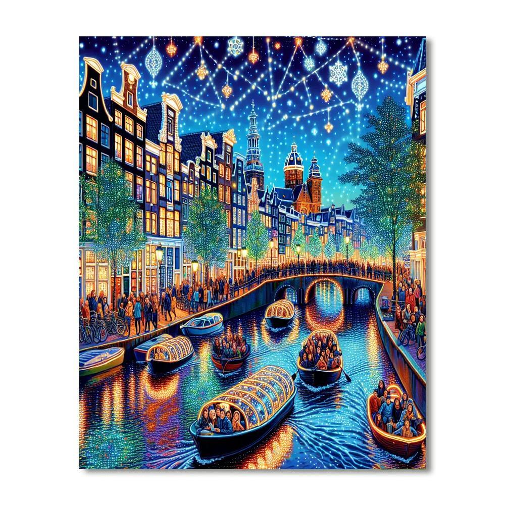 Festival Of The Lights - Amsterdam, Netherlands Paint By Number