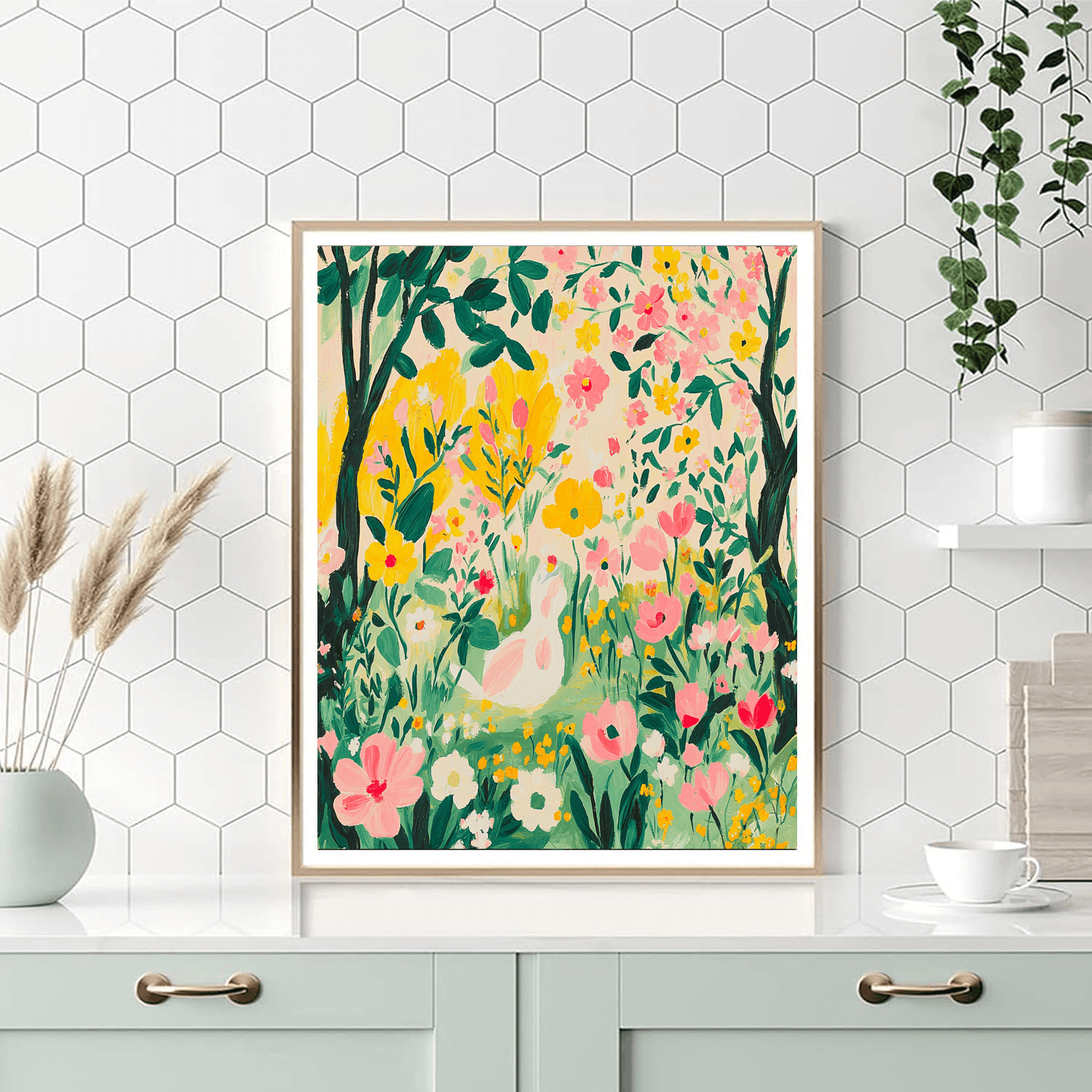 Matisse Inspired Celestial Garden Of Friends  Painting By Numbers Kit