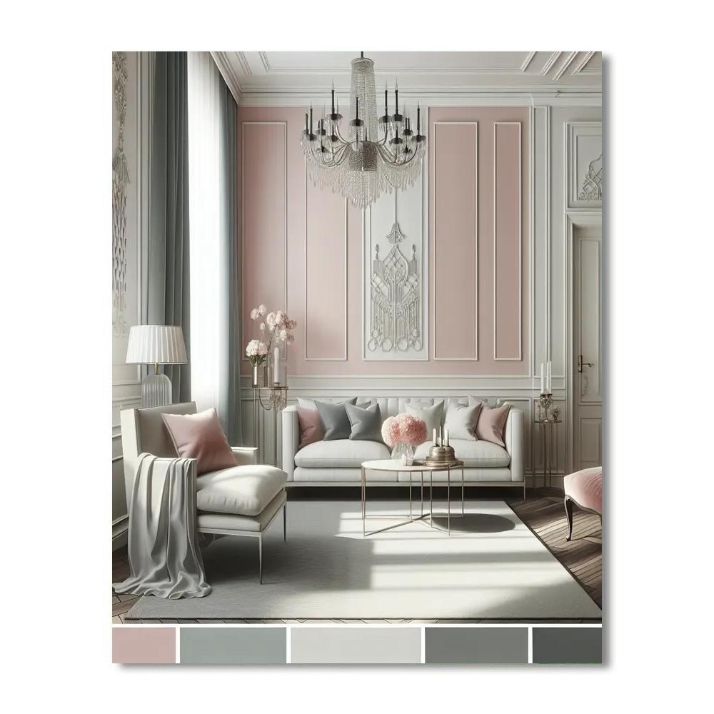 Chic Boudoir Number Painting