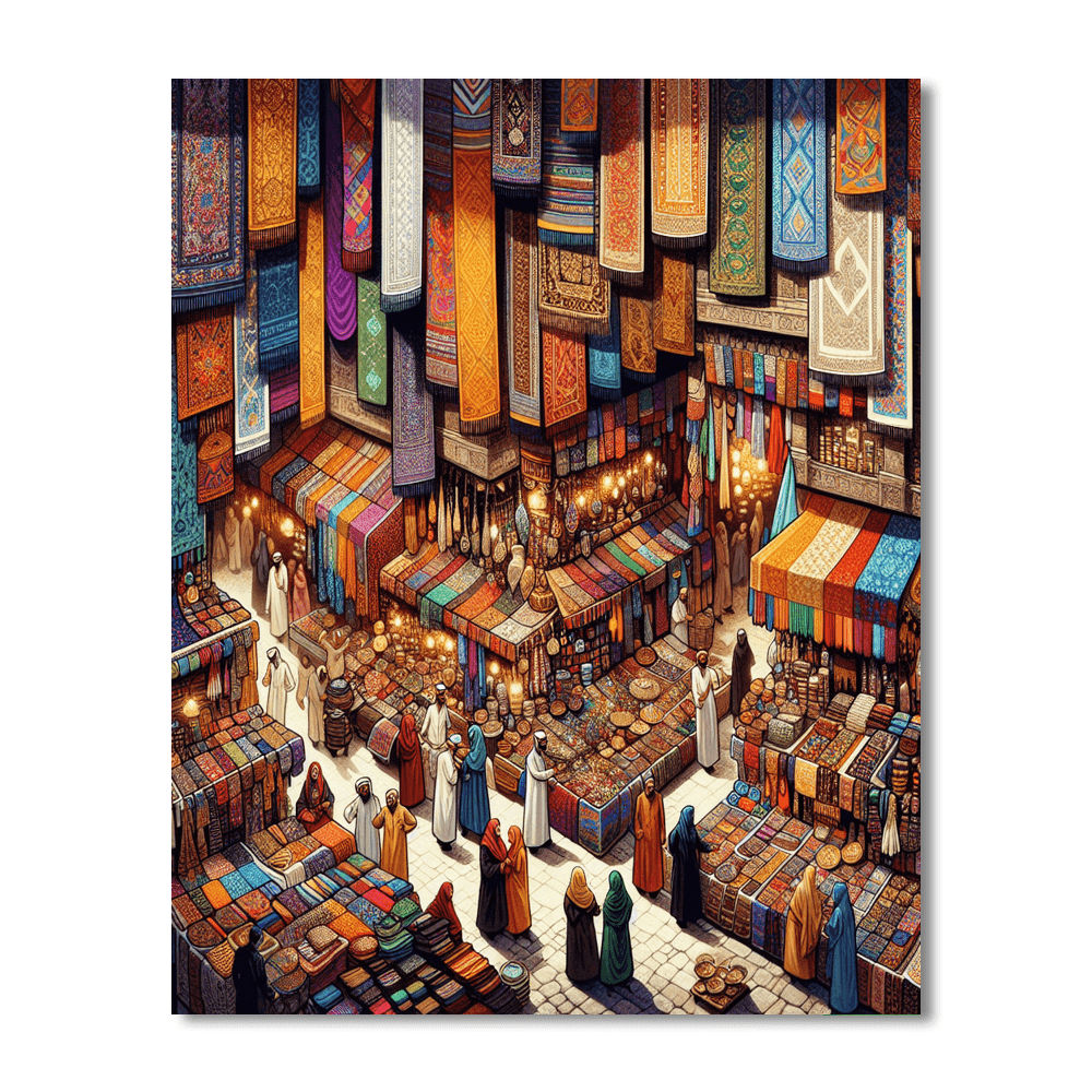 Eccentric Bohemian Bazaar Number Painting