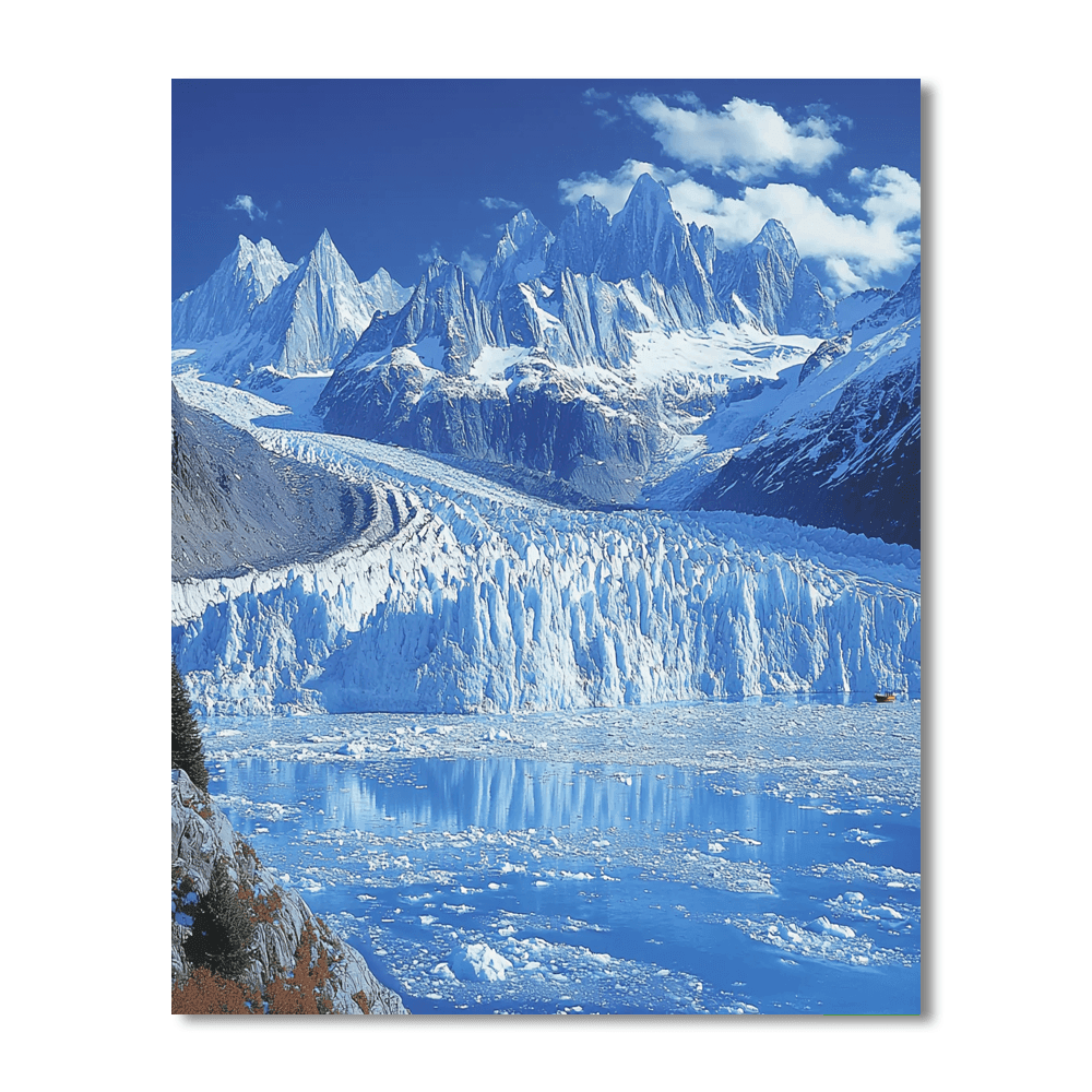Patagonia Glaciers - Argentina And Chile Paint By Number
