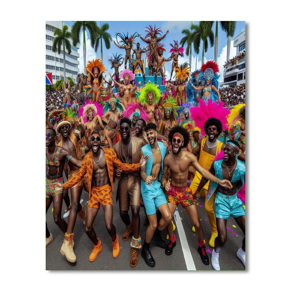 Crop Over - Barbados Painting Number Kit