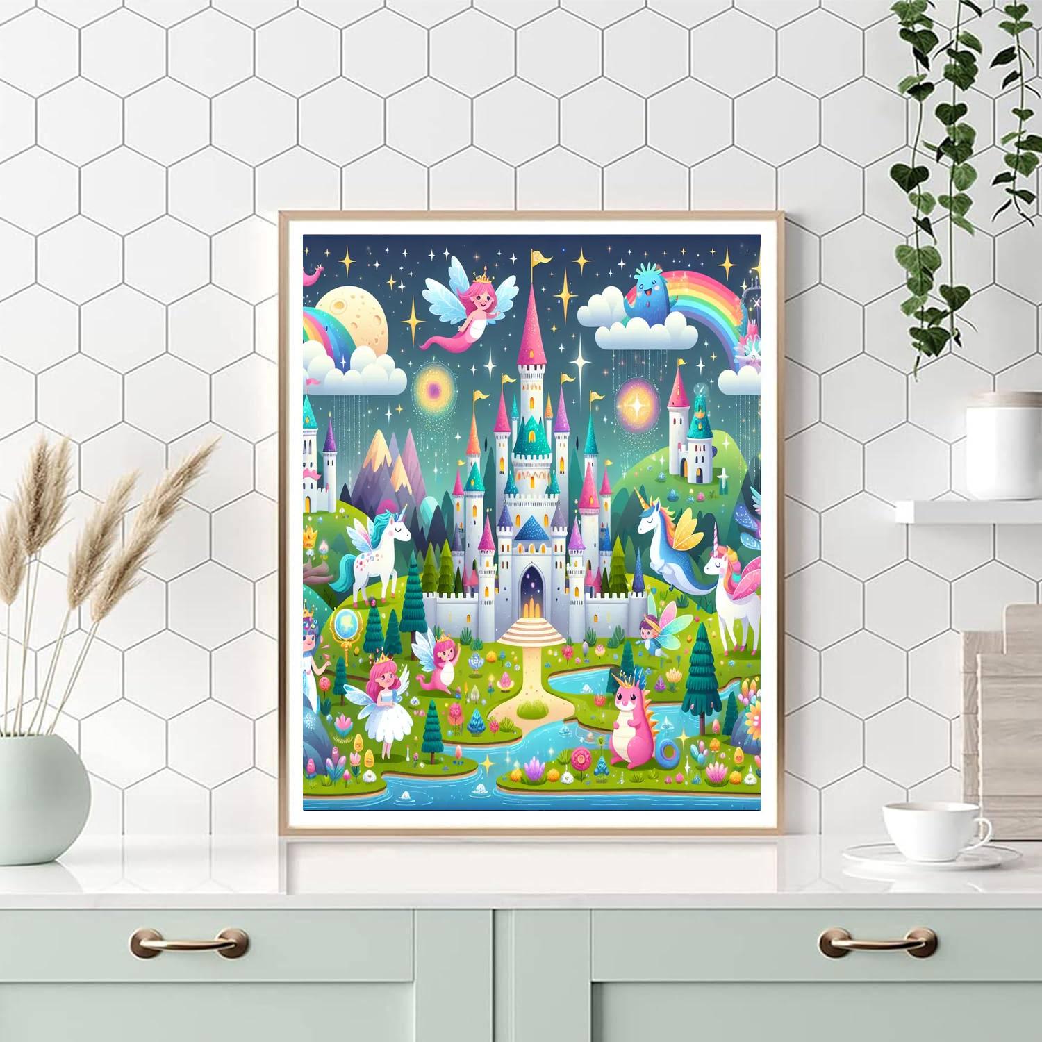 Magical Kingdom Festival DIY Paint By Numbers