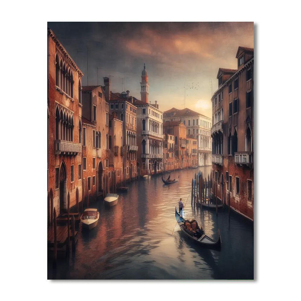 Sailing Through Venice Paint By Color