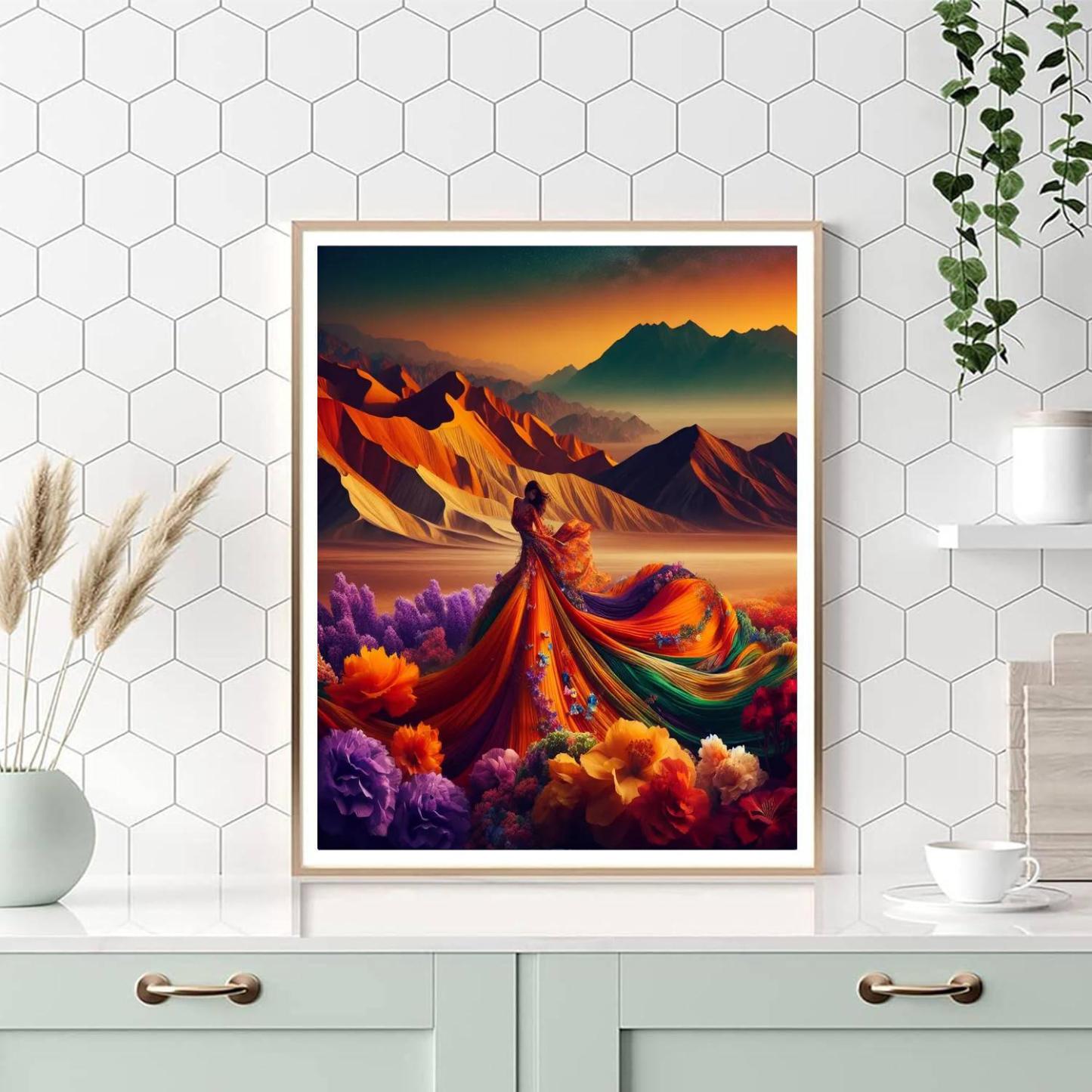 Jasmine's Desert Bloom Paint By Numbers Kits