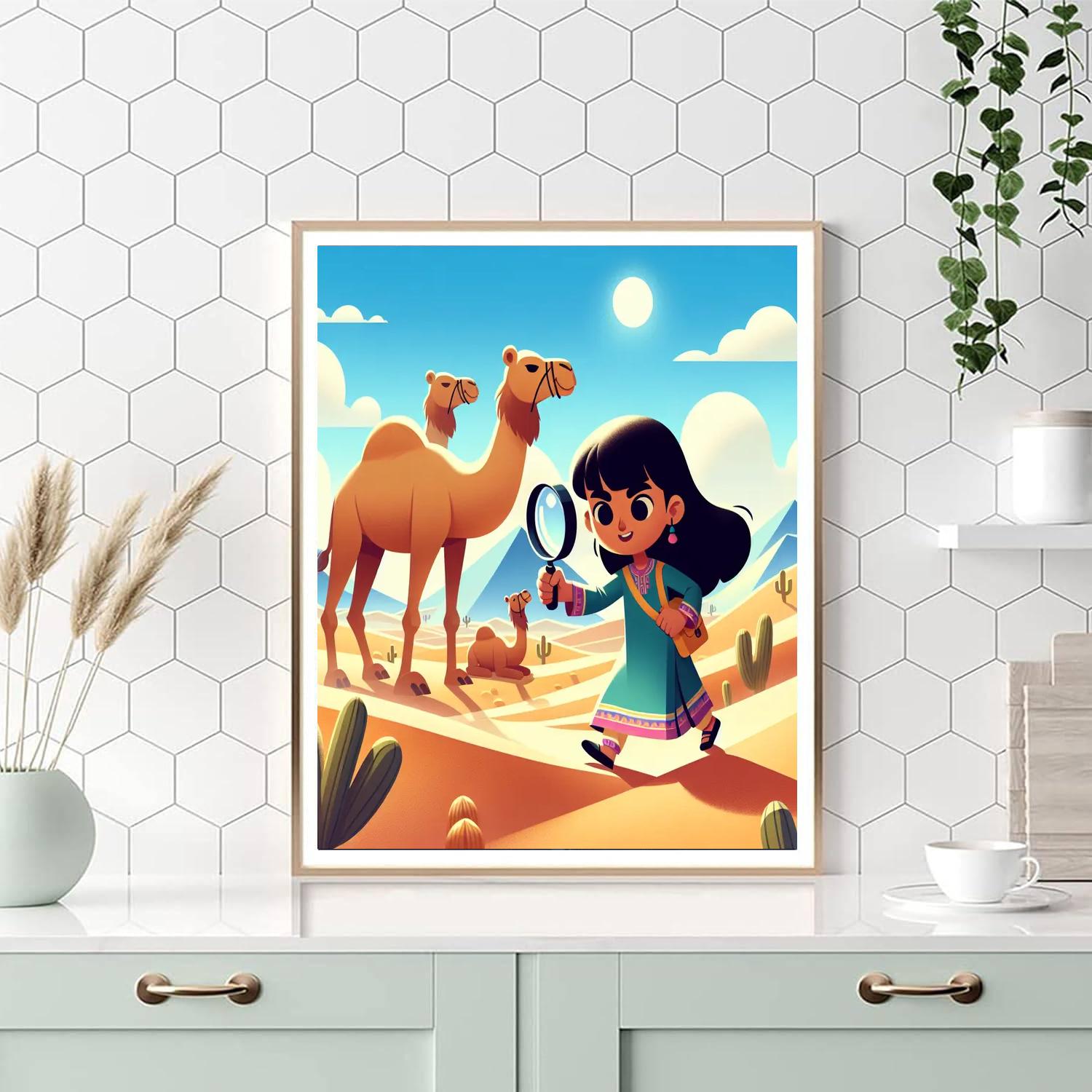 Daring Desert Safari Painting Number Kit