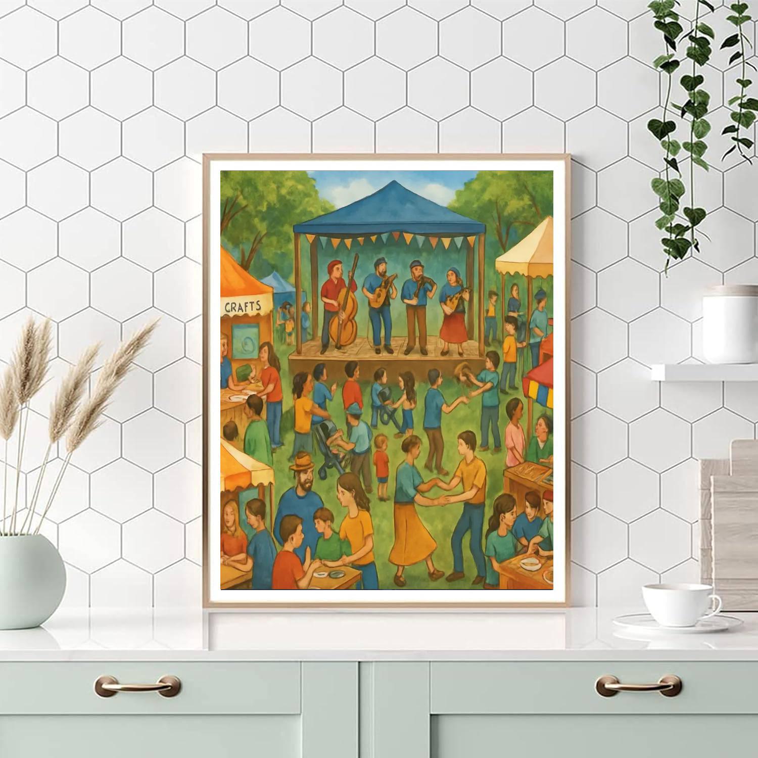 Albuquerque Folk Festival Numbered Painting Kits