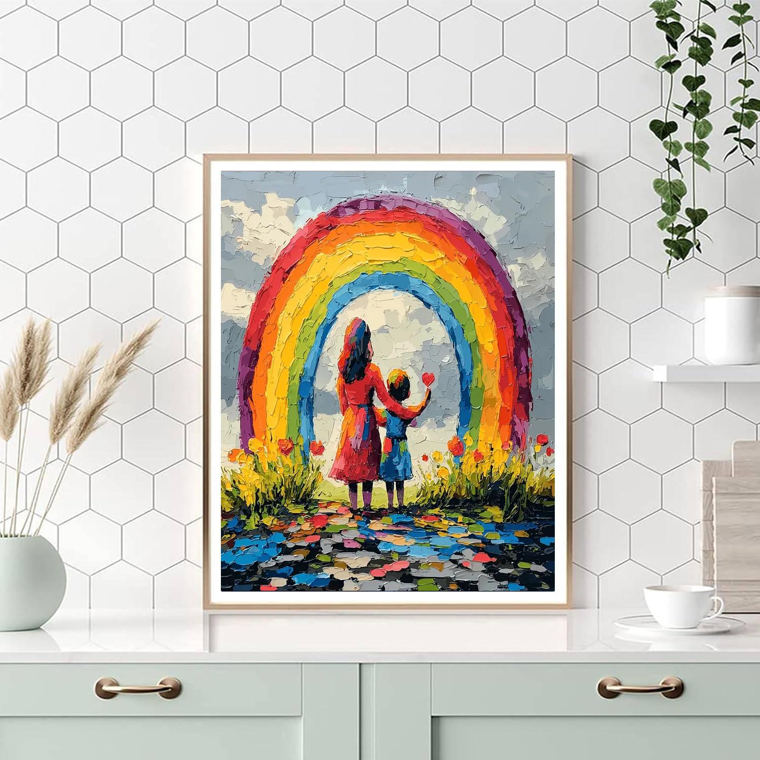 Rainbow Of Hopes Painting Number Kit