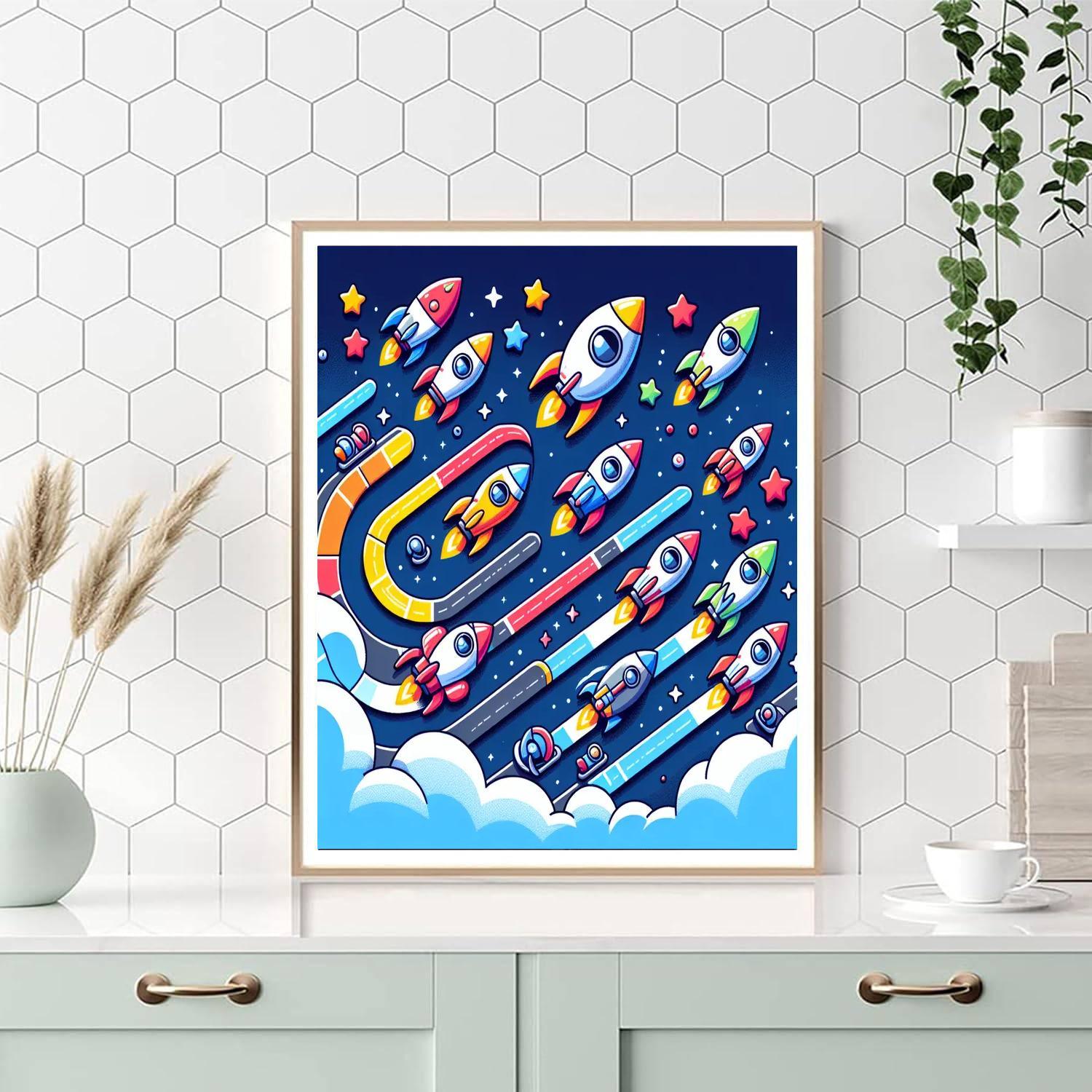 Rocket Racers Rally Paint By Numbers