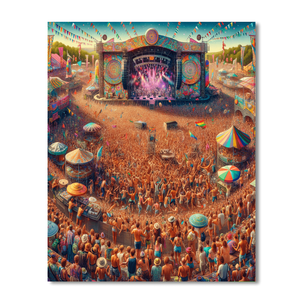 Lollapalooza - Chicago, Usa Paint By Number