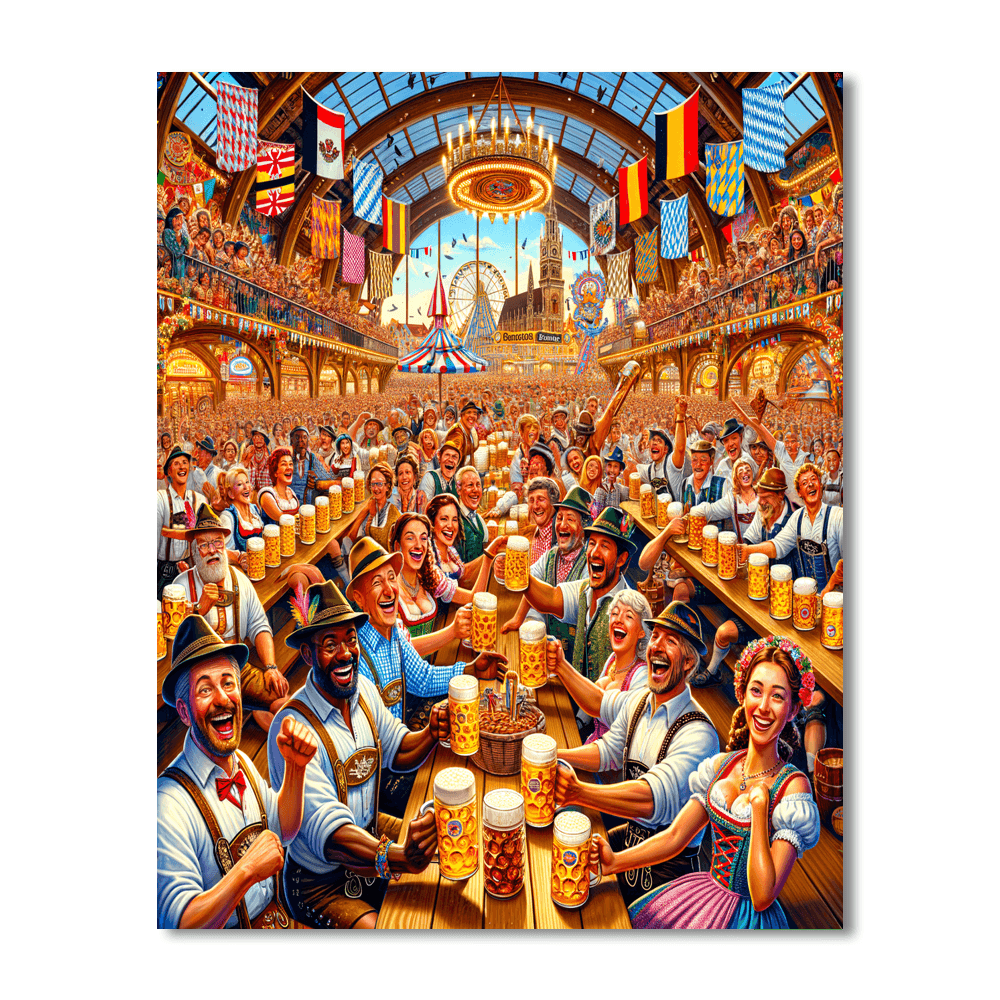 Oktoberfest - Munich Number Painting