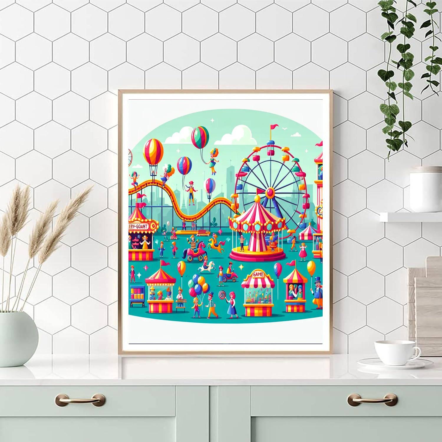 Happy Carnival Fun Numbered Painting Kits
