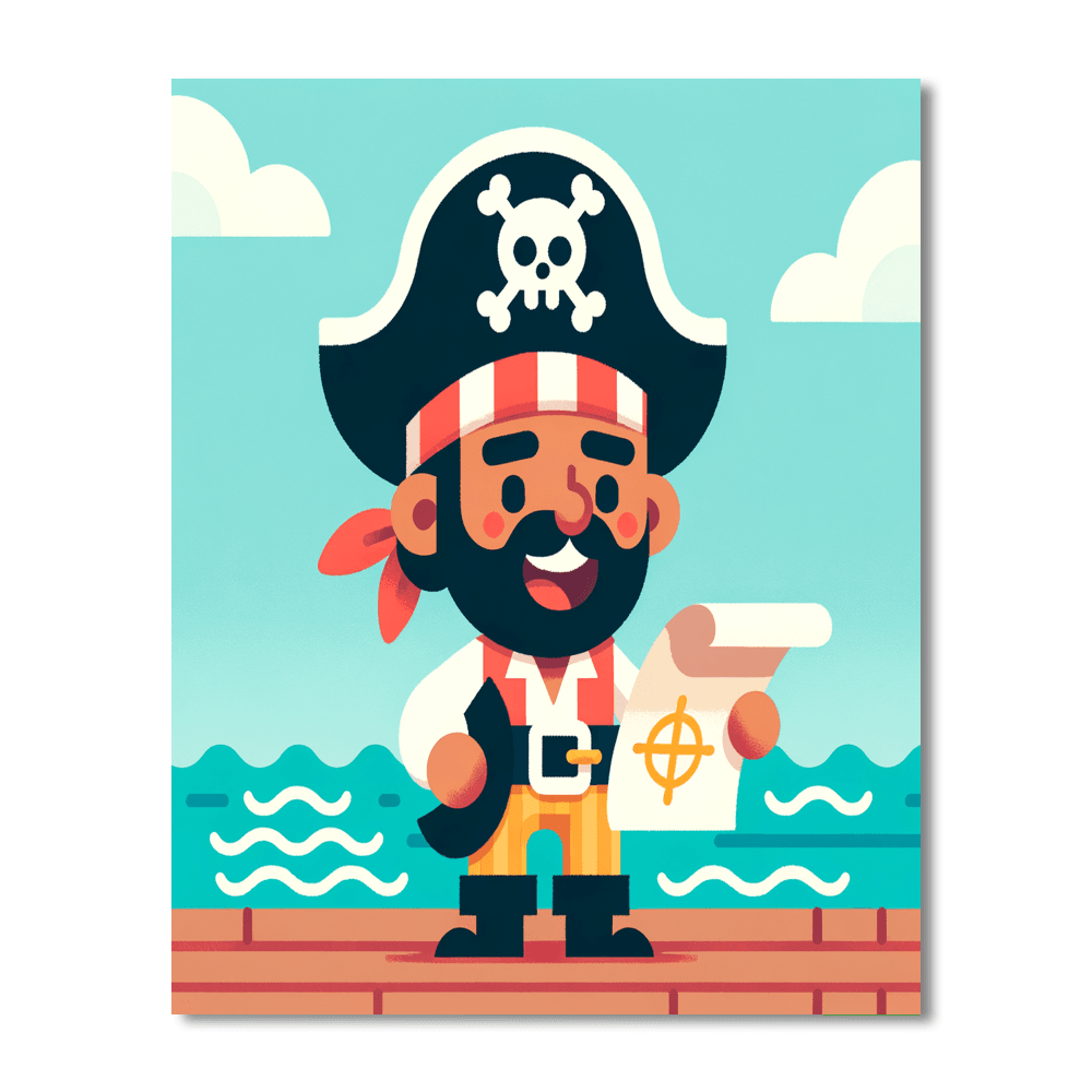 Pirate Captain's Adventure Paint By Numbers Kits