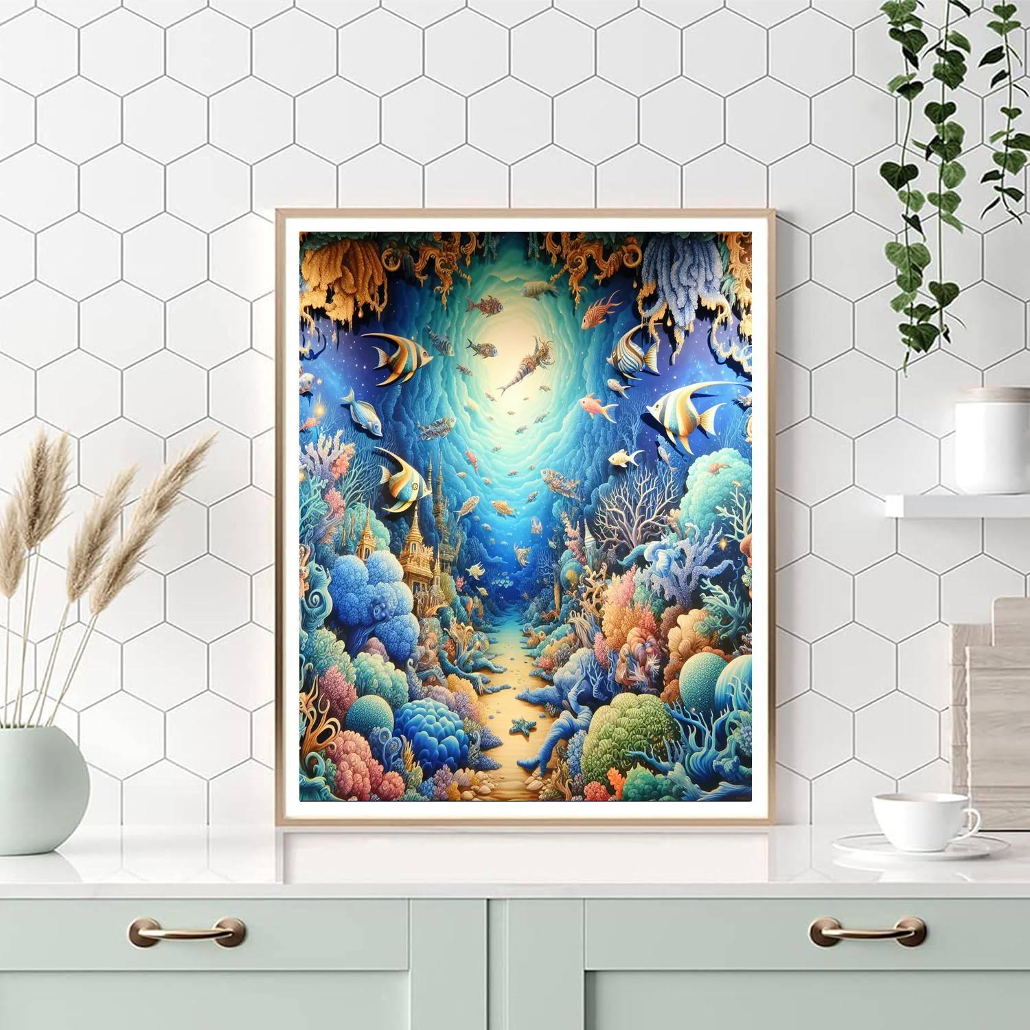 Exploratory Deep Sea Adventure Numbered Painting Kits