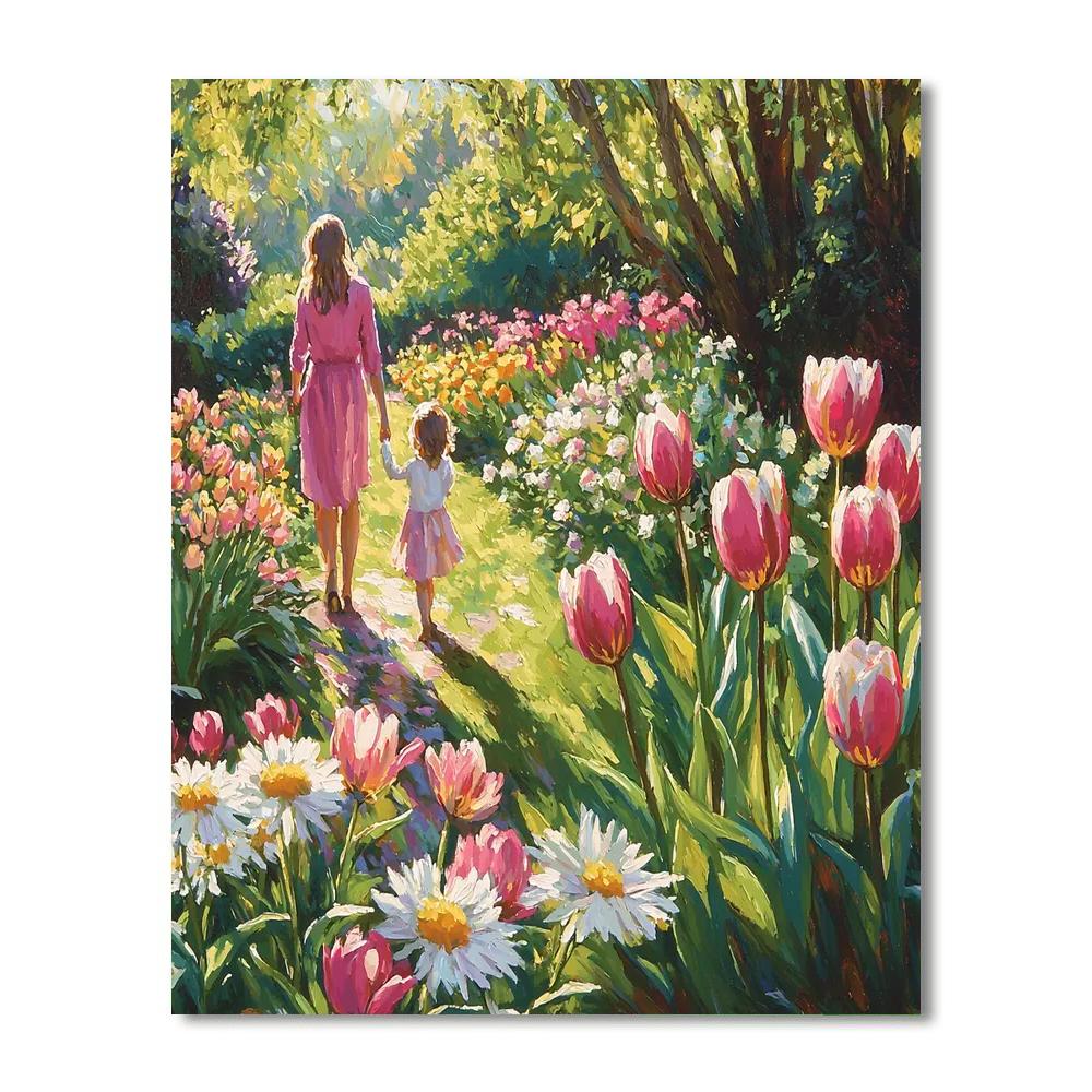 Mother's Garden Of Joy Paint By Numbers Kits
