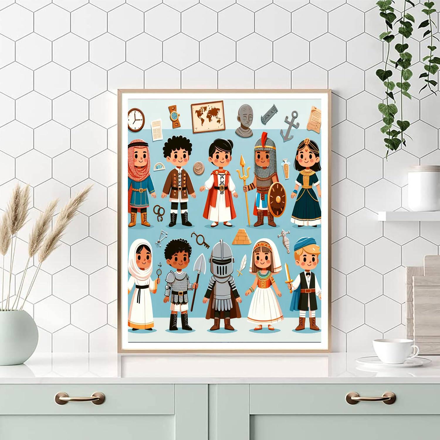 Time Traveler's Tapestry Number Painting